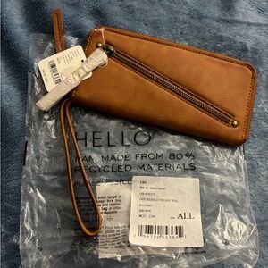 Free People Distressed Vegan Wallet